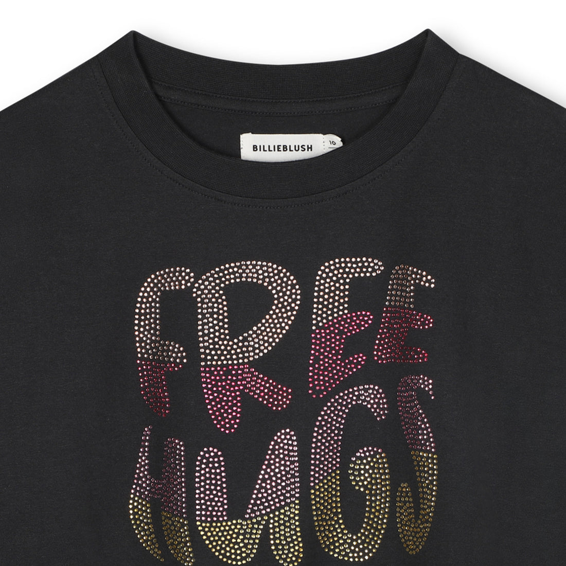 Billieblush Short Sleeves Tee-Shirt - Dark Grey