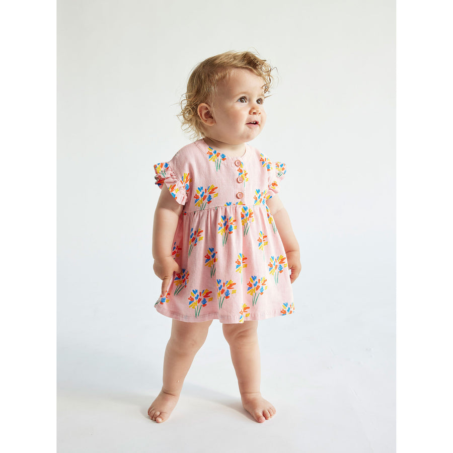 bobo-choses-baby-fireworks-all-over-woven-dress-pink-bobo-s24124ab103-6m
