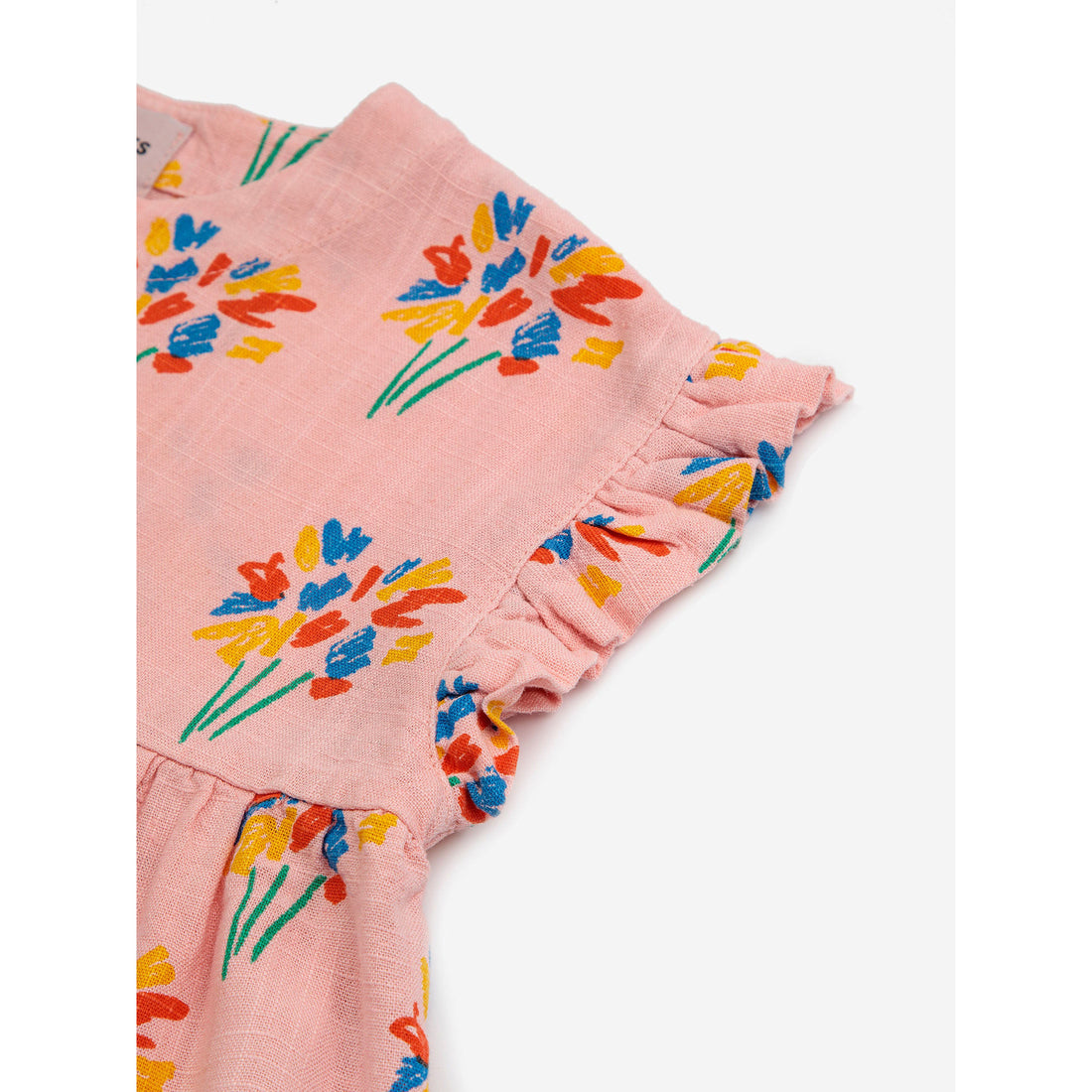 bobo-choses-baby-fireworks-all-over-woven-dress-pink-bobo-s24124ab103-6m