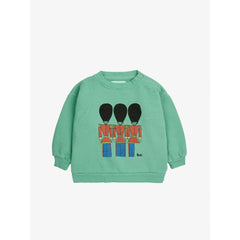 bobo-choses-baby-little-tin-soldiers-sweatshirt-green-bobo-w24b224ab035-12m
