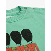 bobo-choses-baby-little-tin-soldiers-sweatshirt-green-bobo-w24b224ab035-12m