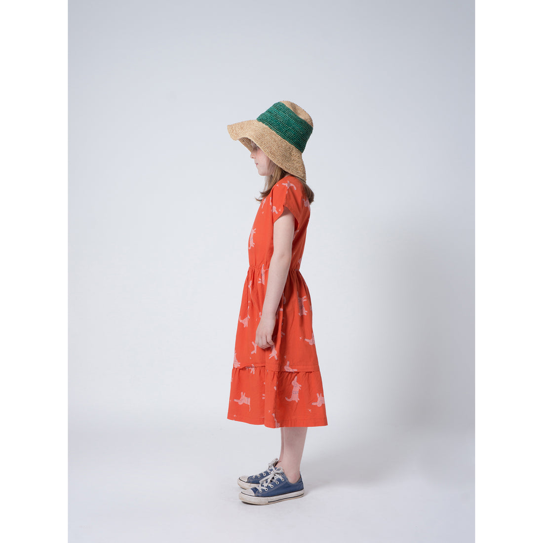 bobo choses princess dress kids Bobo Choses Princess Dress - Grey/Yellow Squares