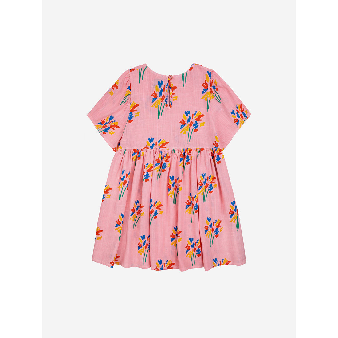 bobo-choses-fireworks-all-over-flounce-sleeves-woven-dress-pink-bobo-s24124ac132-2-3y