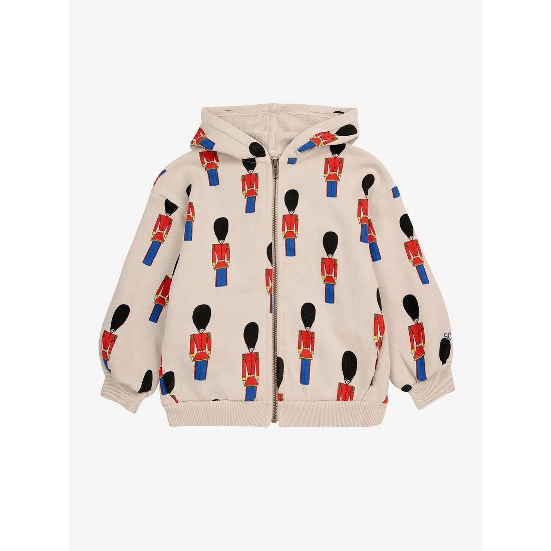bobo-choses-little-tin-soldiers-all-over-zipped-hoodie-light-brown-bobo-w24b224ac063-2-3y