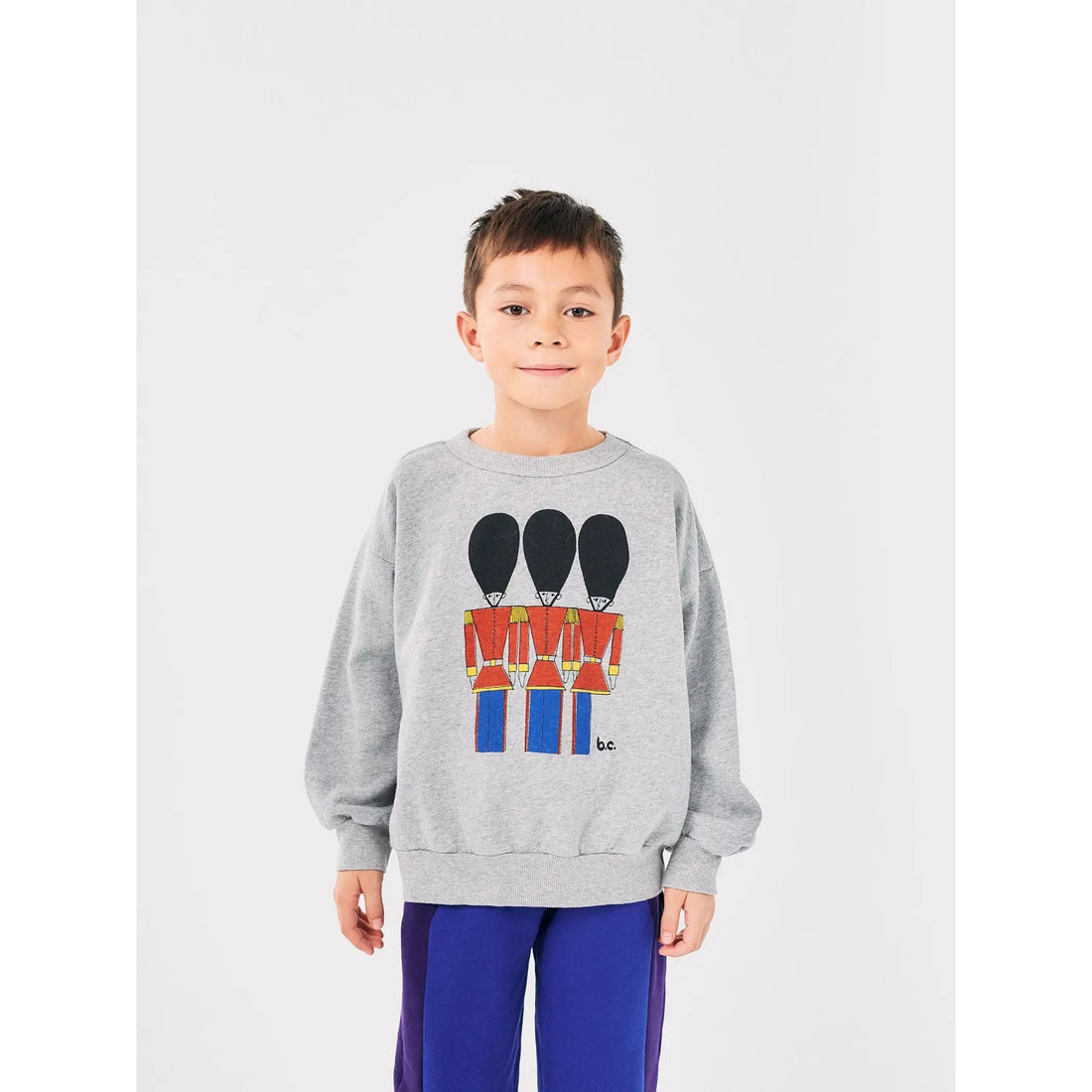 bobo-choses-little-tin-soldiers-sweatshirt-light-heather-grey-bobo-w24b224ac045-2-3y