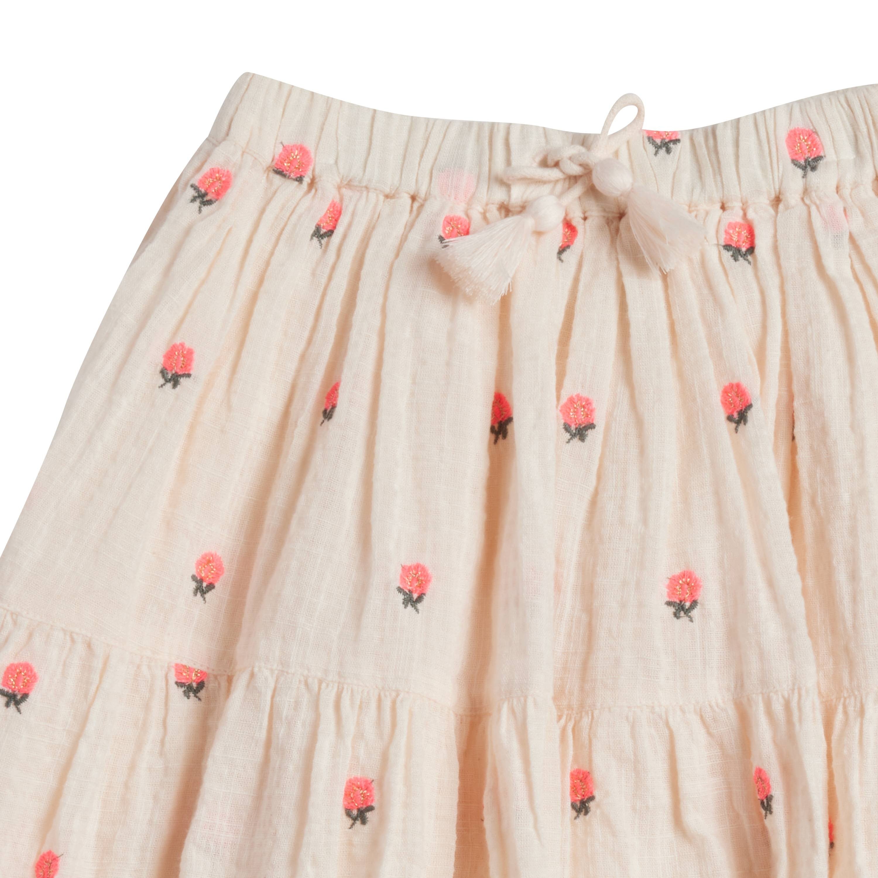 bonheur-du-jour-paris-albi-girl-skirt-fleurs-rose-bdj-s25albi-fr-2y