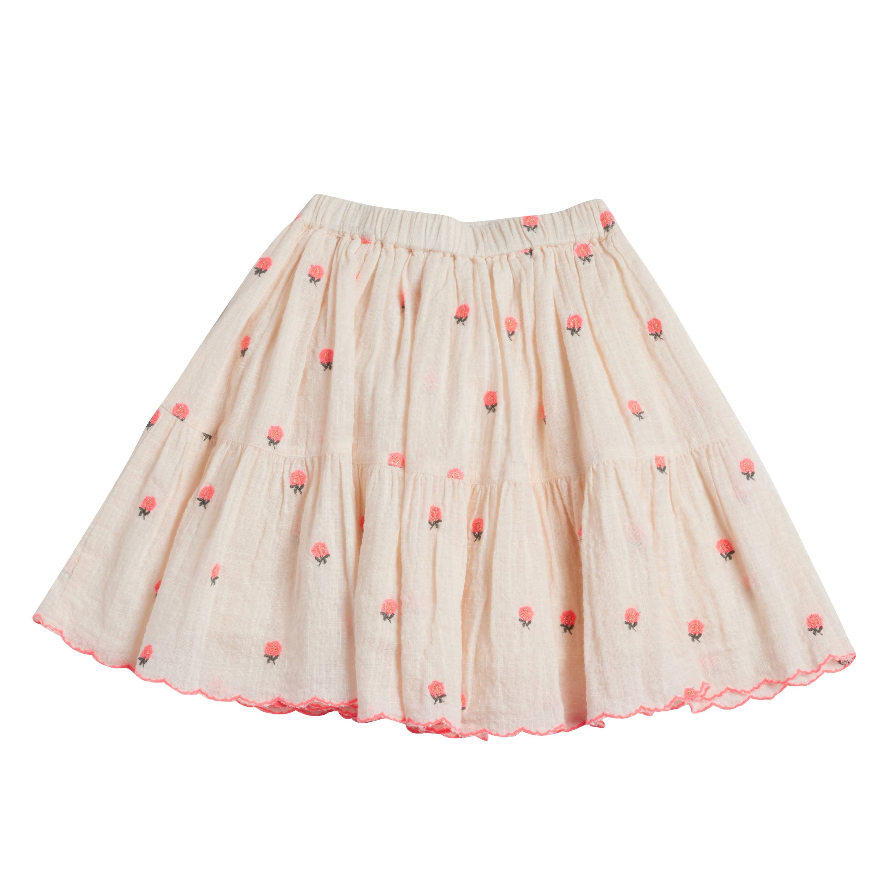 bonheur-du-jour-paris-albi-girl-skirt-fleurs-rose-bdj-s25albi-fr-2y