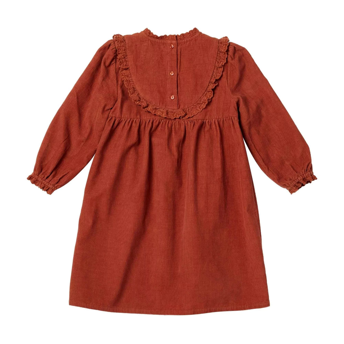 bonheur-du-jour-paris-claudie-girl-dress-terracotta-bdj-w25claudie-tc-2y