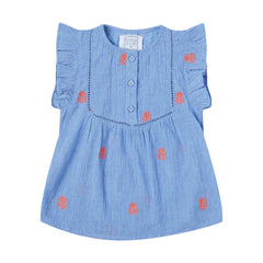 bonheur-du-jour-paris-cocotier-baby-girl-blouse-blue-bdj-s24cocotier-blue-12m