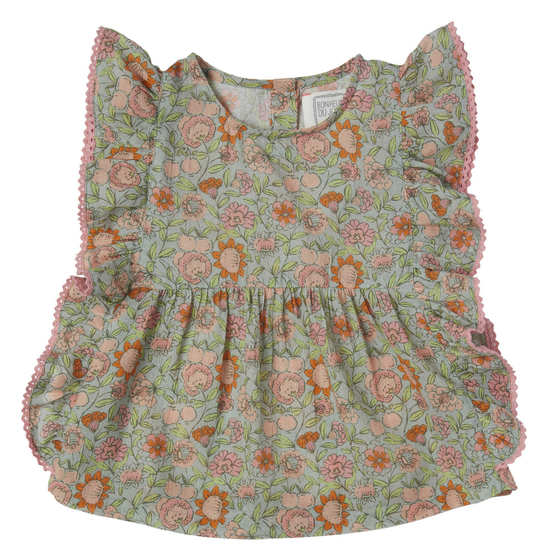bonheur-du-jour-paris-daphne-girl-blouse-vert-bdj-s24daphne-vert-2y