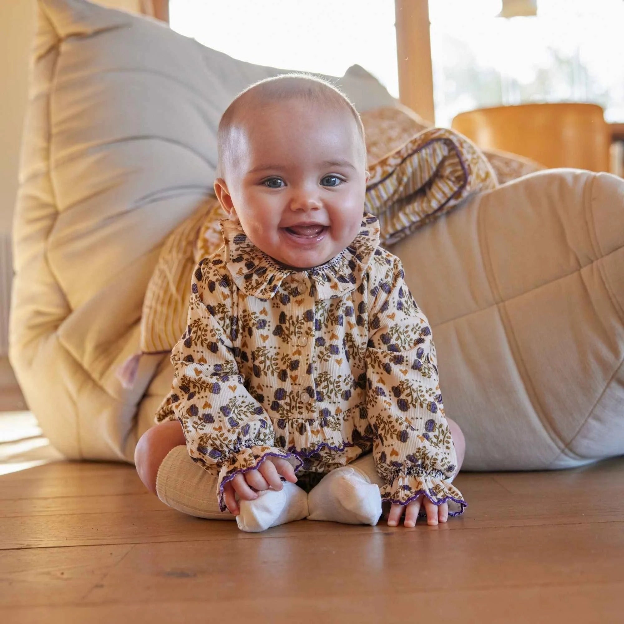 bonheur-du-jour-paris-violette-baby-girl-overall-ecru-violet-bdj-w25violette-ecruv-6m