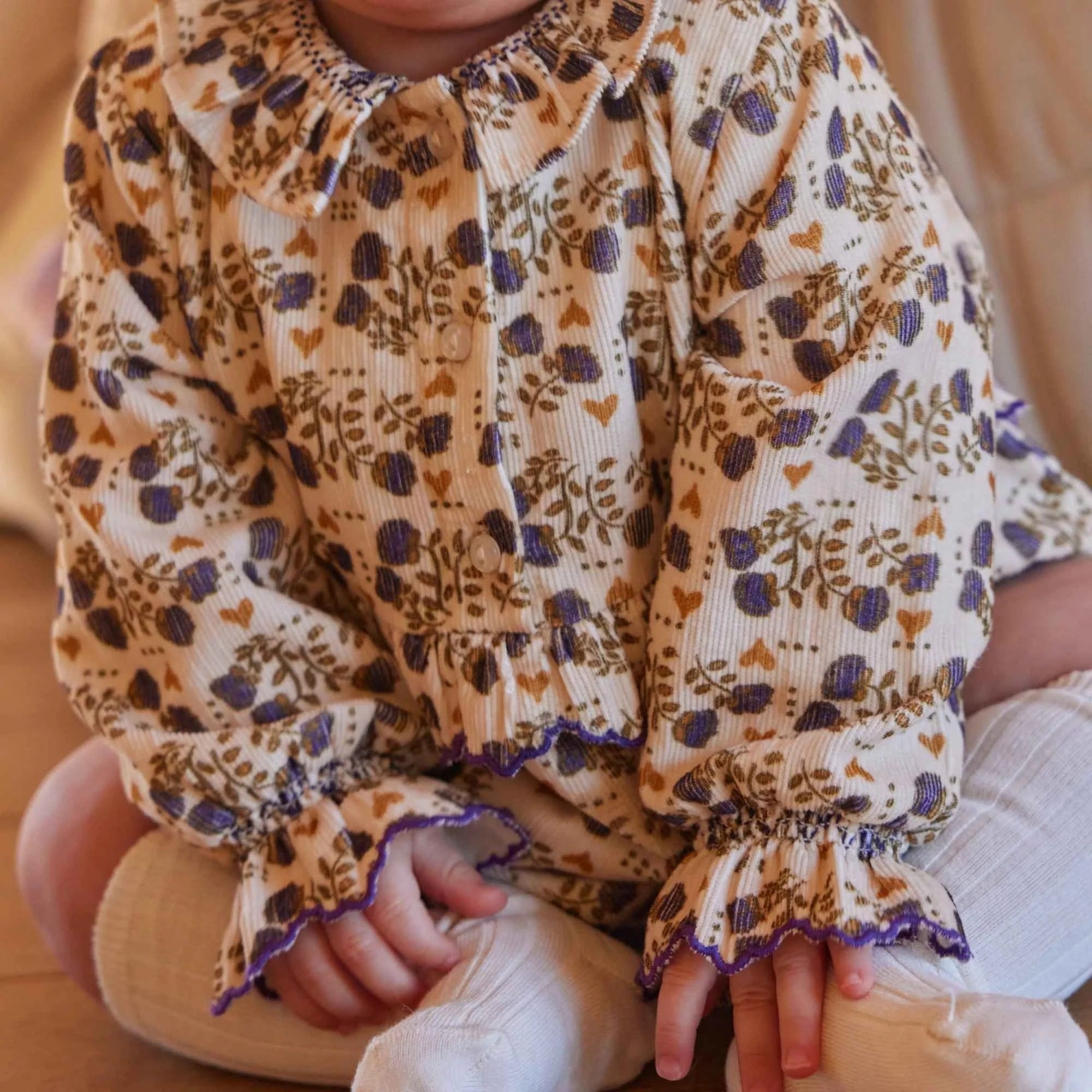 bonheur-du-jour-paris-violette-baby-girl-overall-ecru-violet-bdj-w25violette-ecruv-6m