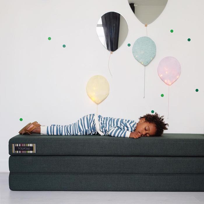 by KlipKlap KK 3 Fold 36x50x180cm - Blue Grey W. Grey