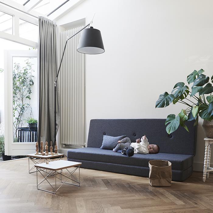 by KlipKlap KK 3 Fold 36x50x180cm - Multi Grey W. Grey (Pre-Order; Est. Delivery in 3-6 Weeks)