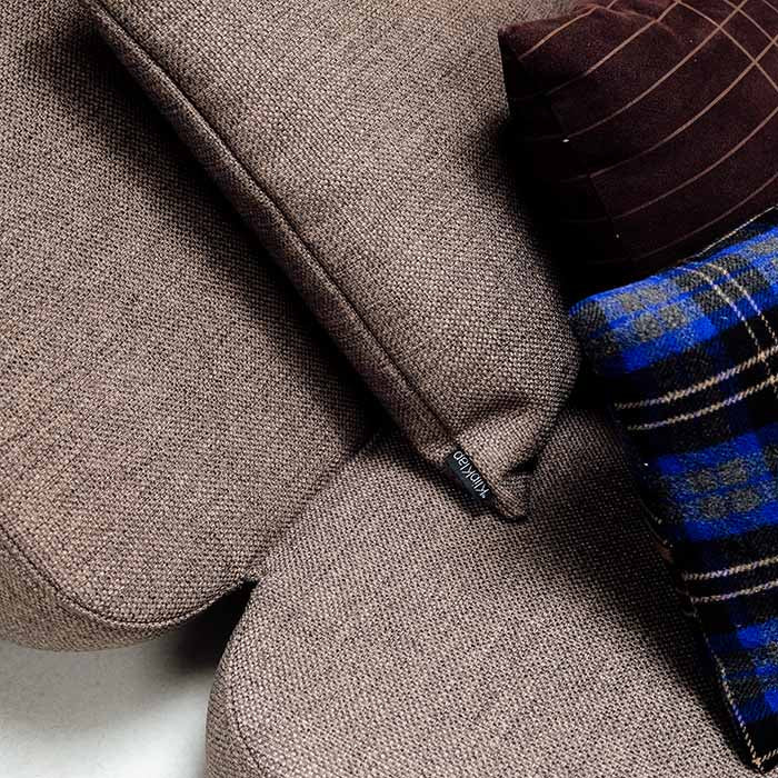 by KlipKlap KK 3 Fold Sofa 36x120x70cm - Multi Grey W. Grey