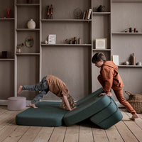 by KlipKlap KK 3 Fold Sofa 36x120x70cm - Beige W. Sand (Pre-Order; Est. Delivery in 3-6 Weeks)