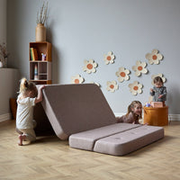 by KlipKlap KK 3 Fold Sofa - Soft Rose W. Rose (Pre-Order; Est. Delivery in 5-8 Weeks)