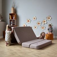 by KlipKlap KK 3 Fold Sofa 36x120x70cm - Beige W. Sand (Pre-Order; Est. Delivery in 3-6 Weeks)