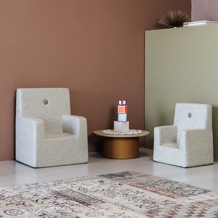 by KlipKlap KK Kids Chair 50x43x33cm - Mustard W. Mustard (Pre-Order; Est. Delivery in 3-6 Weeks)