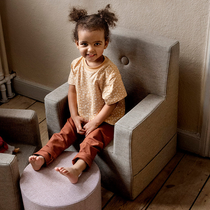 by KlipKlap KK Kids Chair XL - Beige W. Sand (Data TBC) (Pre-Order; Est. Delivery in 5-8 Weeks)