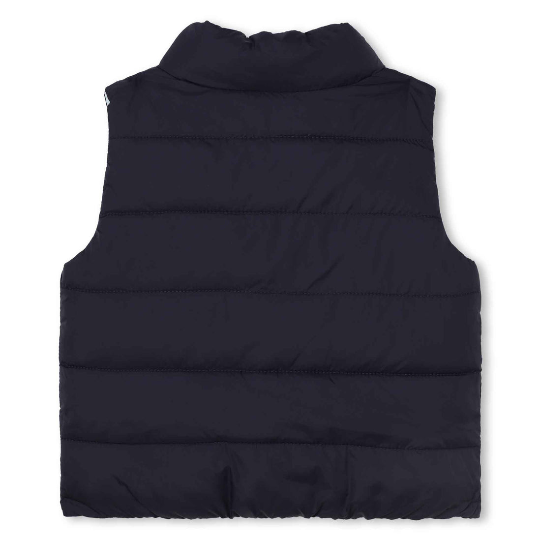 carrement-beau-puffer-jacket-sleeveless-navy-green-carr-w23y06037-v96-y02