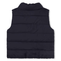 carrement-beau-puffer-jacket-sleeveless-navy-green-carr-w23y06037-v96-y02