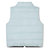 carrement-beau-puffer-jacket-sleeveless-navy-green-carr-w23y06037-v96-y02