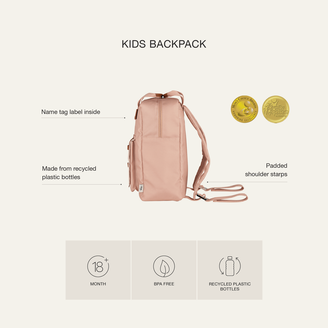 citron-kids-backpack-unicorn-blush-pink-citr-96007