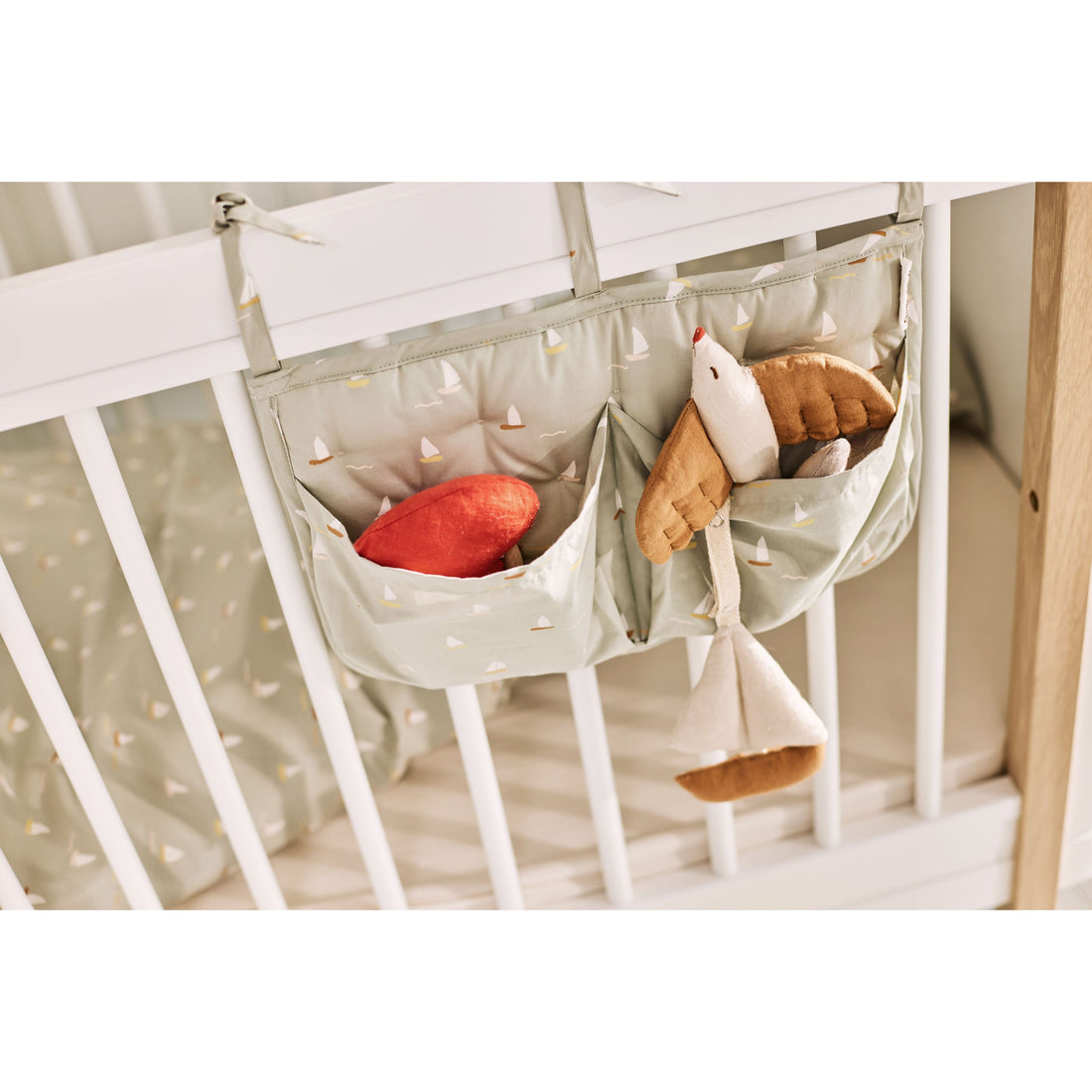 Dear April Bed Pocket, Sailboats