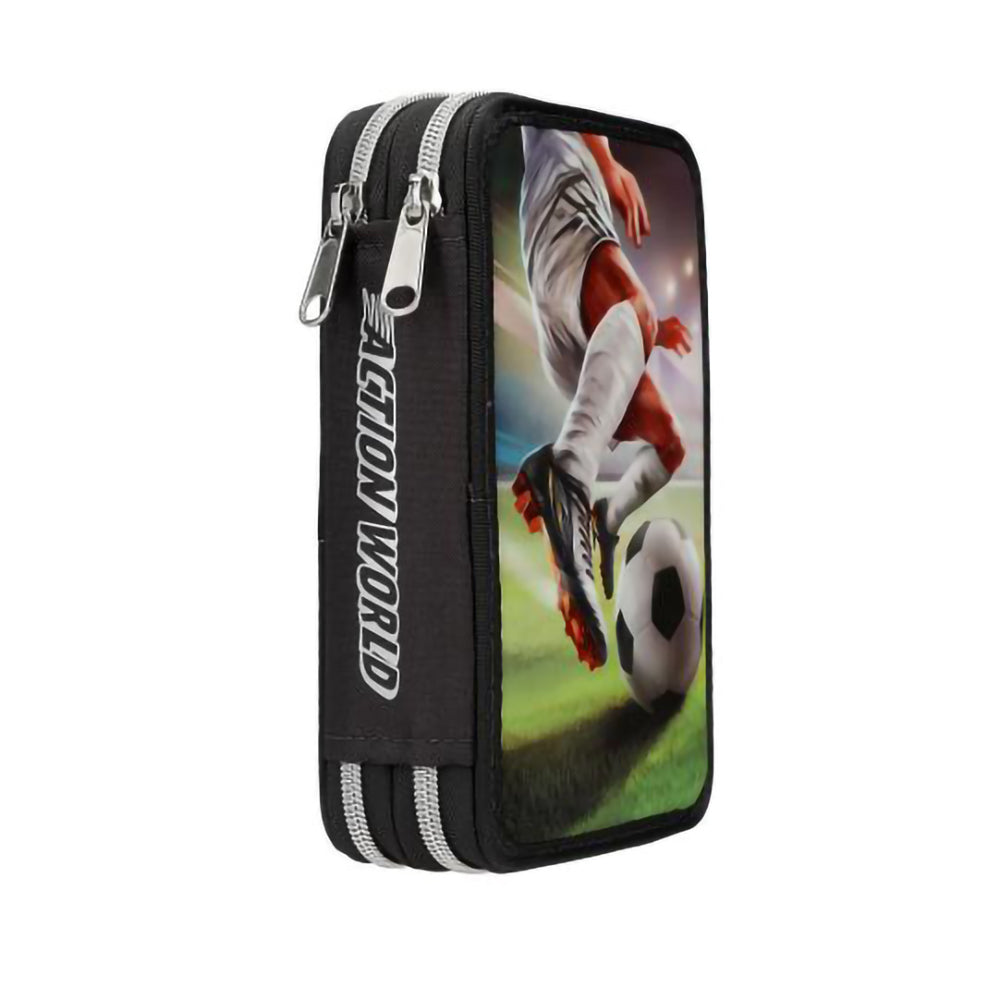 depesche-action-world-double-pencil-case-football-stationery-depe-0014185