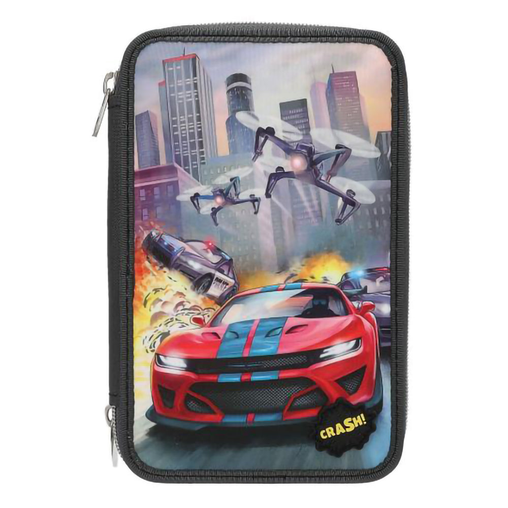 depesche-action-world-triple-pencil-case-with-led-drone-stationery-depe-0013981