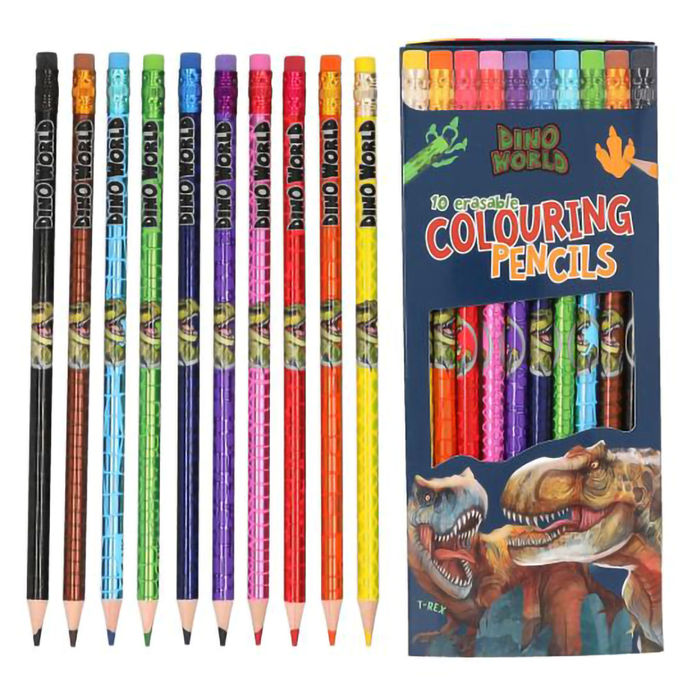 depesche-dino-world-erasable-colouring-pencils