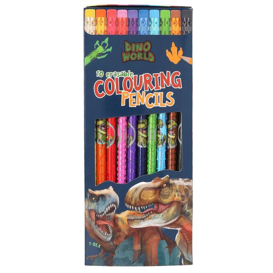 Dino World Colouring Sticker Book With Colouring Pencils Set 11385 A 1 Dino World Colouring Sticker Book With Colouring Pencils Set 11385 A 1