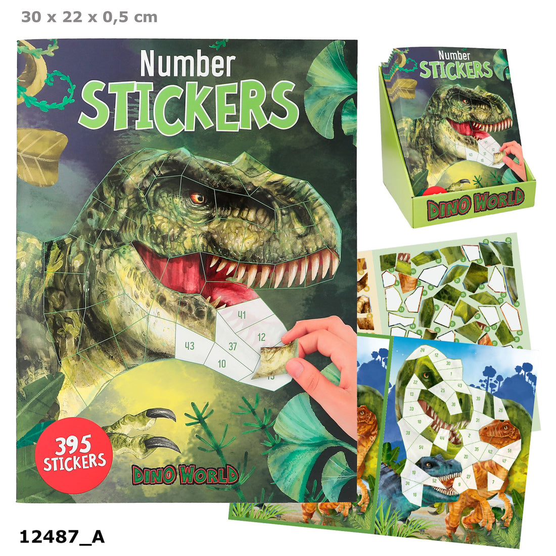 depesche-dino-world-number-sticker-depe-0012487