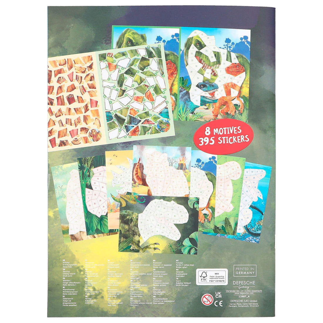 depesche-dino-world-number-sticker-depe-0012487