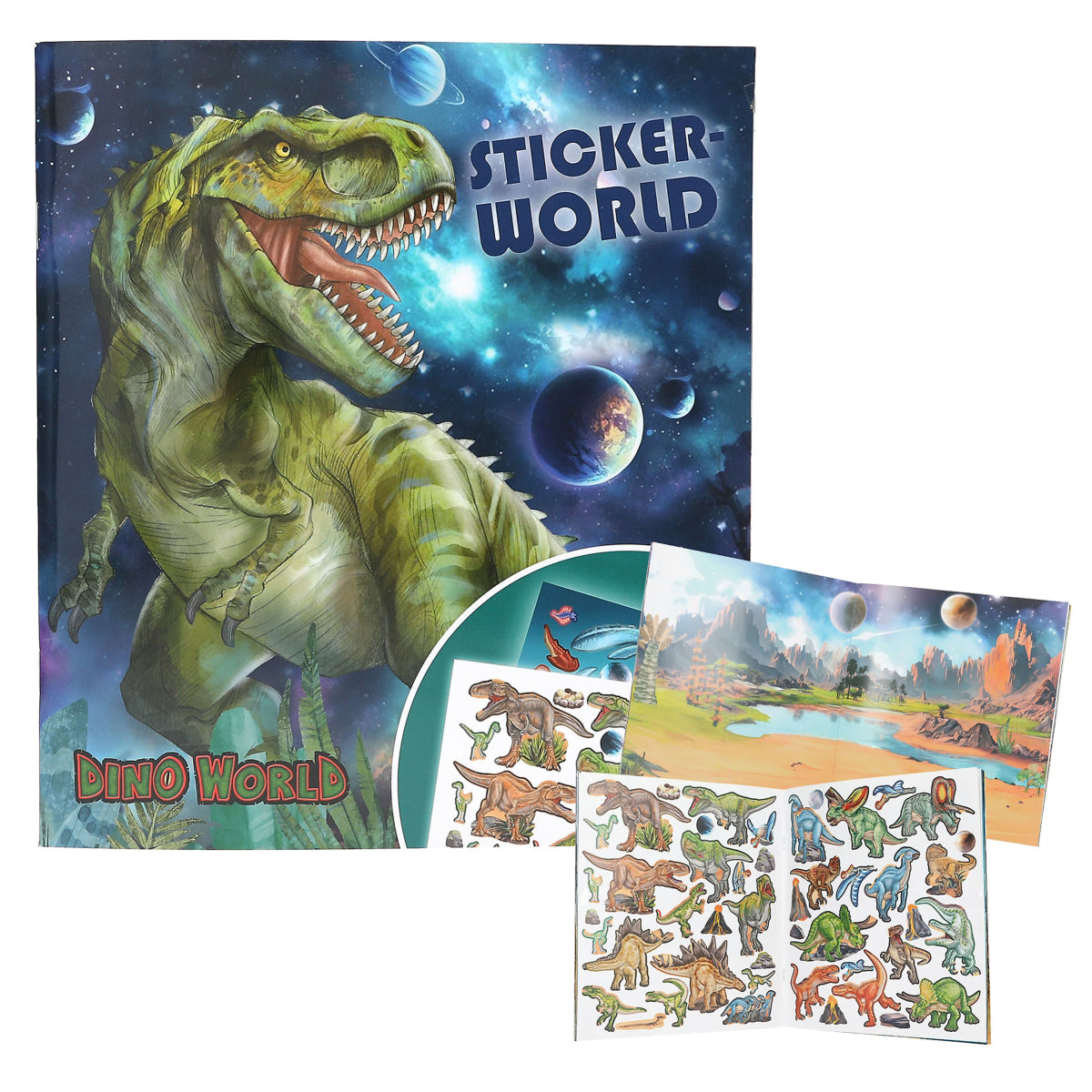 Depesche 12156 Dino World Galaxy - Kit de fouilles pour Enfants, Boule colorée avec 3 Pierres précieuses, Marteau, Burin et Pinceau Inclus (Lot de 2 Depesche 12156 Dino World Galaxy - Kit de fouilles pour Enfants, Boule colorée avec 3 Pierres précieuses, Marteau, Burin et Pinceau Inclus (Lot de 2
