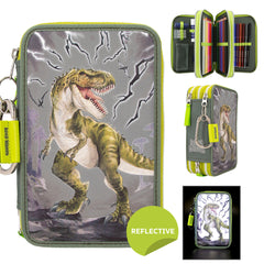 depesche-dino-world-triple-pencil-case-danger-depe-0011758
