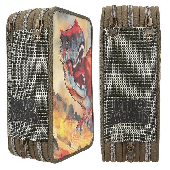 depesche-dino-world-triple-pencil-case-green-with-3d-effect-green-depe-0013135