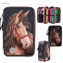 depesche-miss-melody-3-compartment-pencil-case-led-glitter-horse-depe-0013190