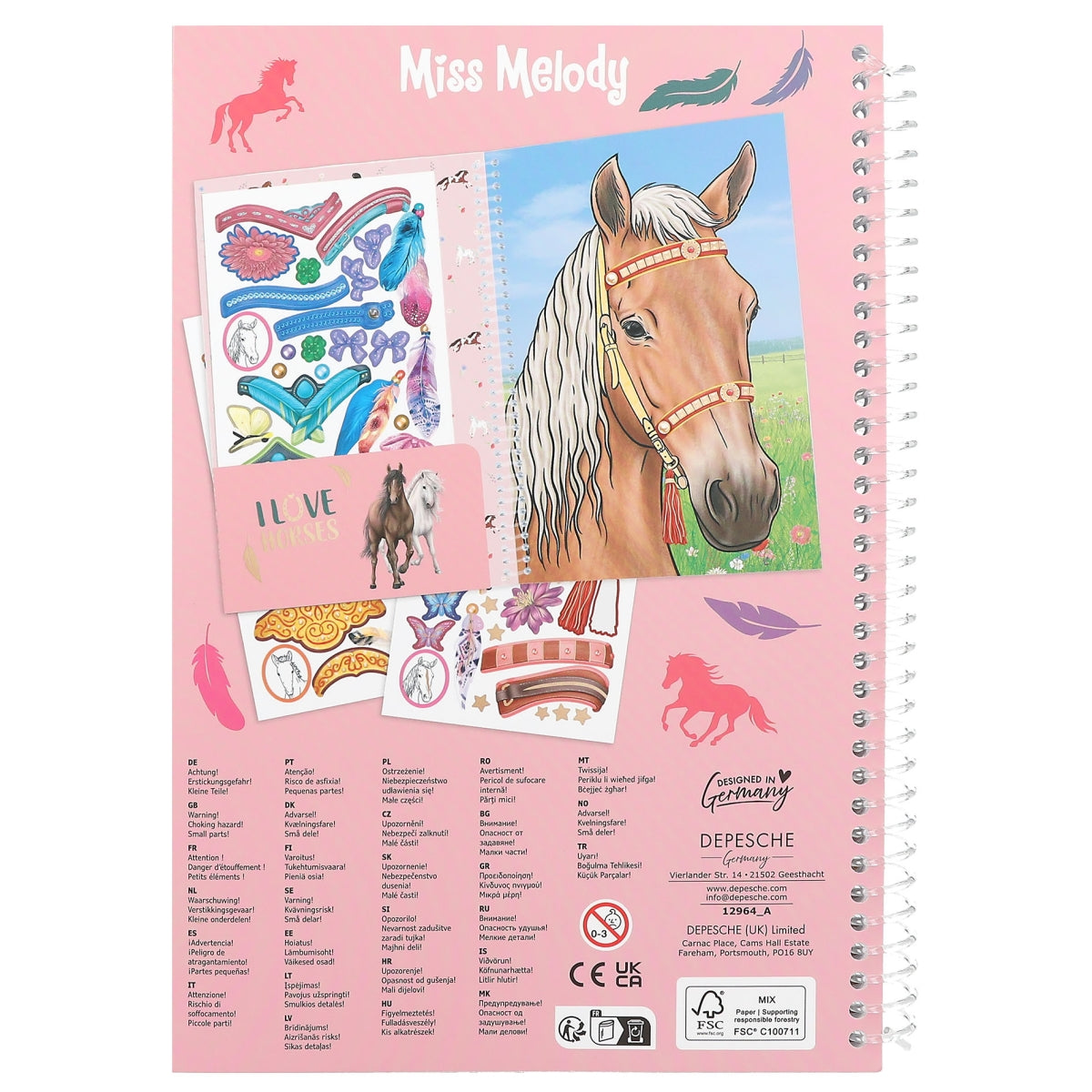 depesche-miss-melody-create-your-horses-blaze-colouring-book-depe-0012964