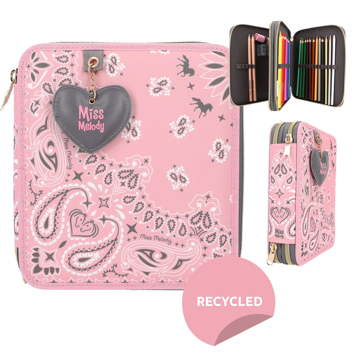 depesche-miss-melody-double-pencil-case-bandana-depe-0012766