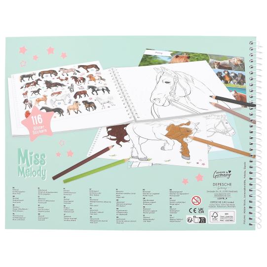 depesche-miss-melody-horse-colouring-book-depe-0012978