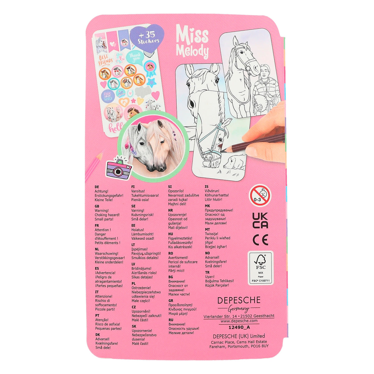 depesche-miss-melody-selfie-colouring-book-depe-0012490
