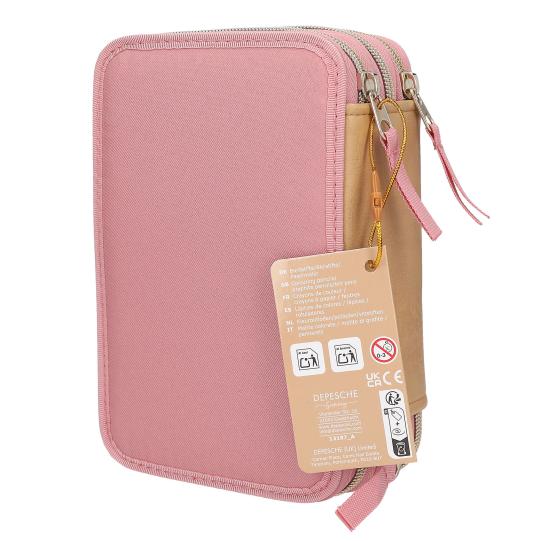 depesche-miss-melody-triple-pencil-case-dusty-rose-depe-0013187