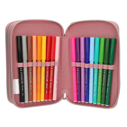 depesche-miss-melody-triple-pencil-case-dusty-rose-depe-0013187