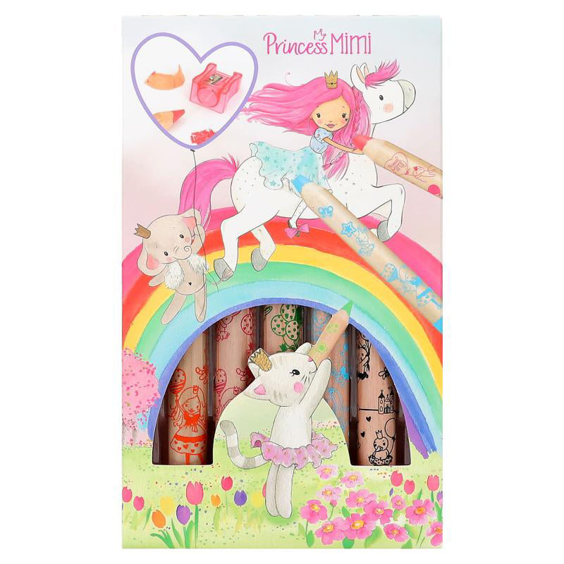 depesche-princess-mimi-colouring-pencils-with-sharpener-depe-0012181