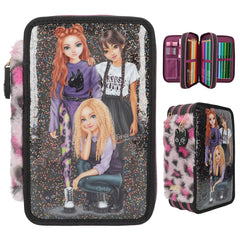 depesche-topmodel-3-compartment-pencil-case-rebel-kitty-depe-0013017