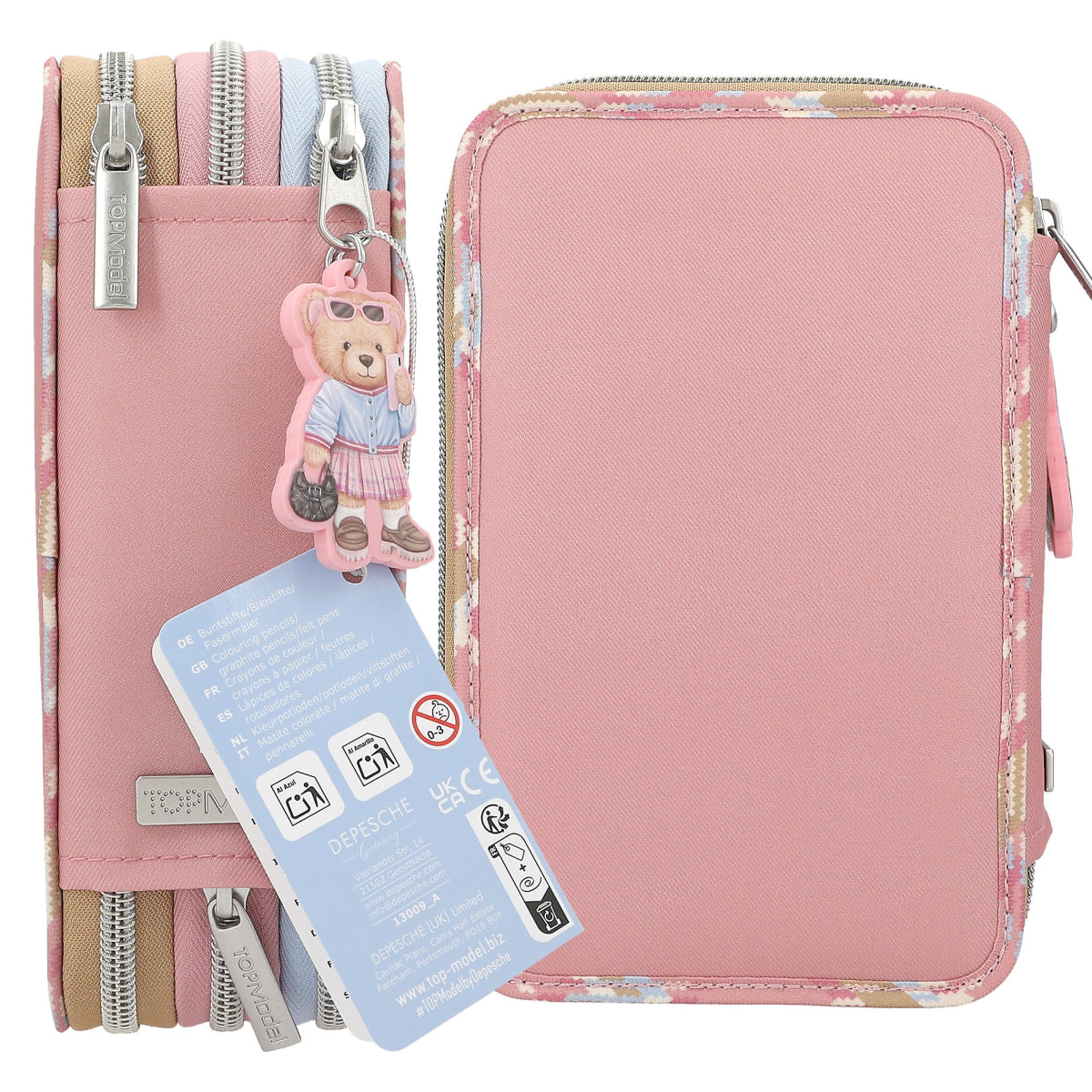 depesche-topmodel-3-compartment-pencil-case-team-teddy-depe-0013009