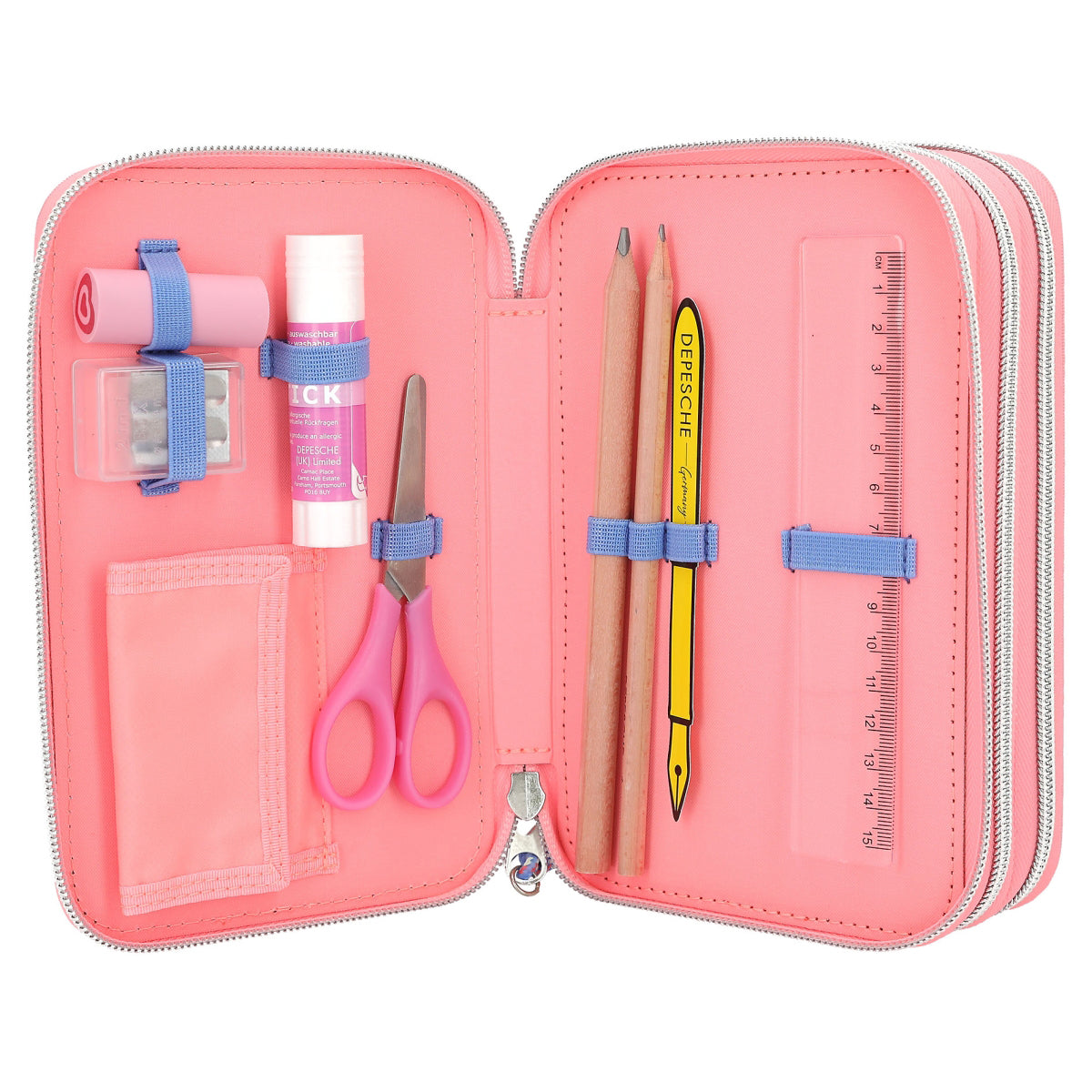 depesche-topmodel-3-compartment-pencil-case-with-rubbing-sequins-depe-0012950