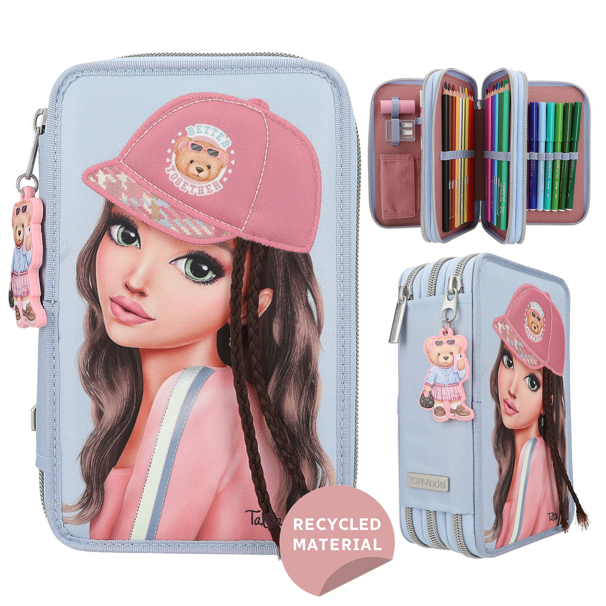 depesche-topmodel-3-compartment-pencil-case-with-team-teddy-application-depe-0013010